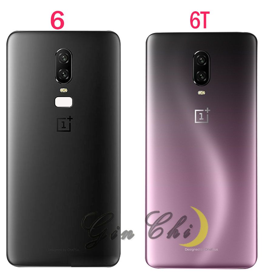 Original Glass For OnePlus 6T Back Battery Cover Door Rear Glass For Oneplus 6 Battery Cover 1+6T Housing Case with Camera Lens