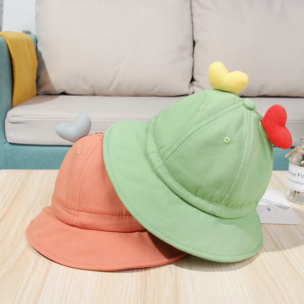 Sombrero de sol con corazón de amor para bebé, gorro de Sol para bebé de 6 a 24 meses, protección UV para primavera y verano, gorra de playa portátil