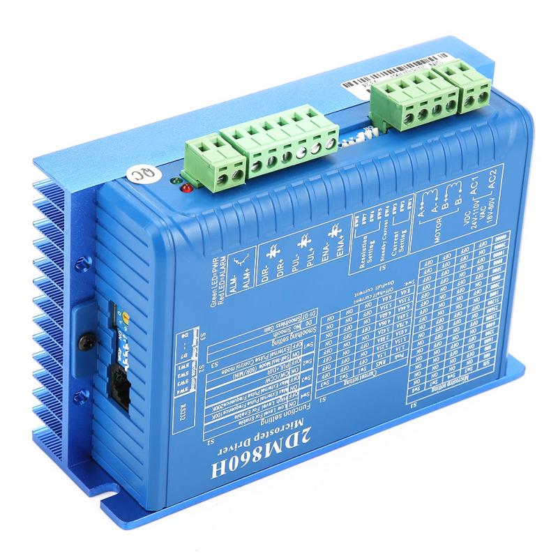 CNC 2DM860H Digitale Stappenmotor Driver Twee Fase Stappenmotor Driver Microstep Controller laag geluidsniveau Stappenmotor Controller