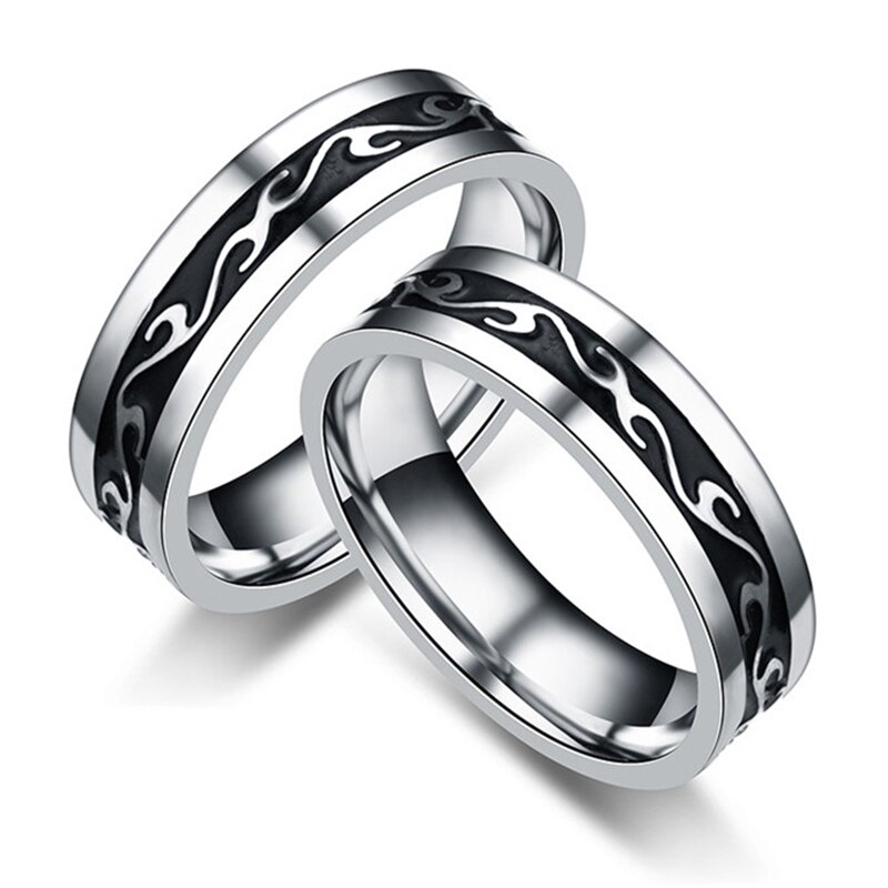 20 Stuks Mix Rvs Ring Sieraden Dragon Hart Verklaring Trouwringen Voor Vrouwen Mannen: 1