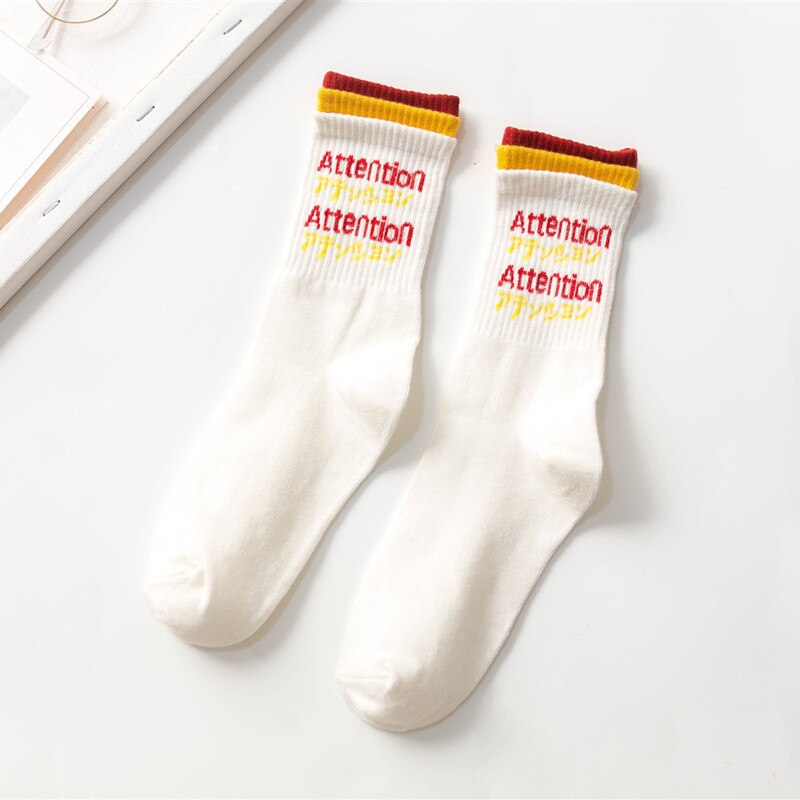 Chaussettes courtes de sport en coton pur pour hommes et femmes, chaussettes de rue respirantes et absorbantes de la sueur pour Couples: MULTI