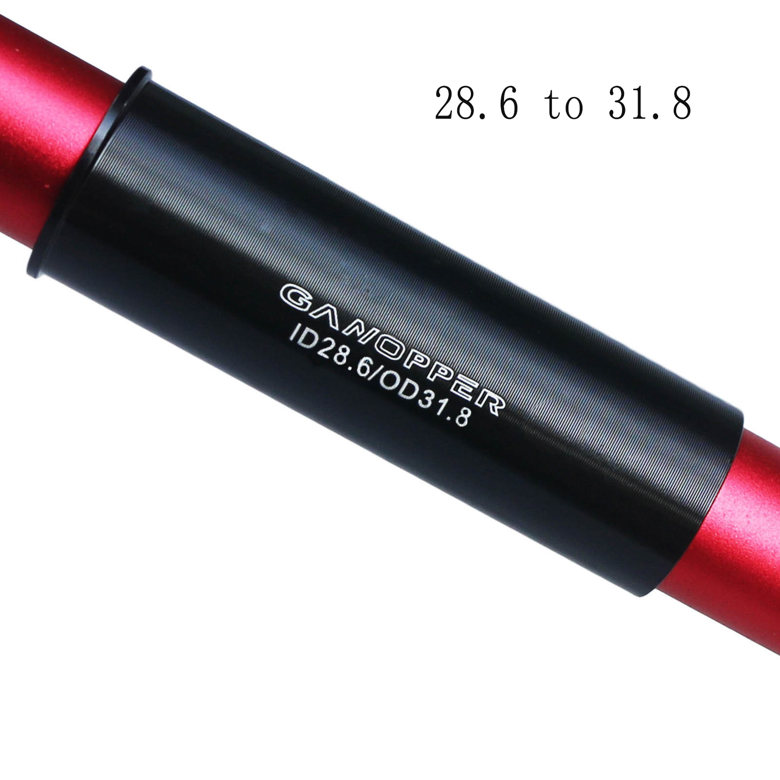 Bicycle Seatpost Sleeve Road Bike Seat Post Shim 22.2/25.4/27.2/28.6/30.0/30.4/30.9/31.6/31.8/33.9/34.9/36 Post Tube Adapter: N