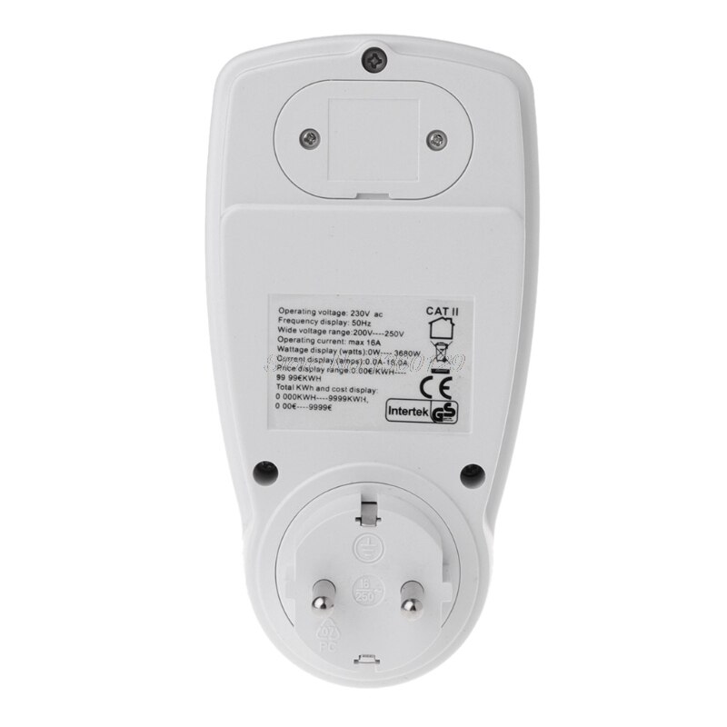 AC Power Meters 220v digital wattmeter eu energy meter watt monitor electricity cost diagram Measuring socket analyzer