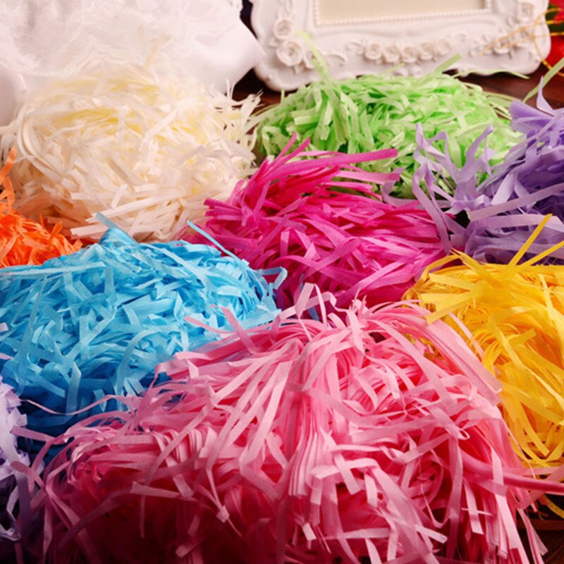 Süssigkeit Kasten Füllstoff Fetzen Papier Geburtstag Geschreddert Papier Boxen Füllstoff Valentinstag kräuseln schneiden Papier