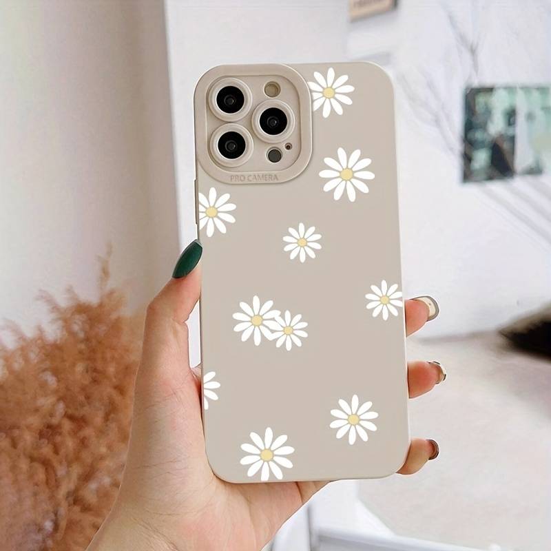 Daisy Graphic Printed Phone Case For iPhone 13 11 12 14 15 16 Pro Max Plus 16E XR 8 7 Plus SE X XS Max Soft Matte Cover
