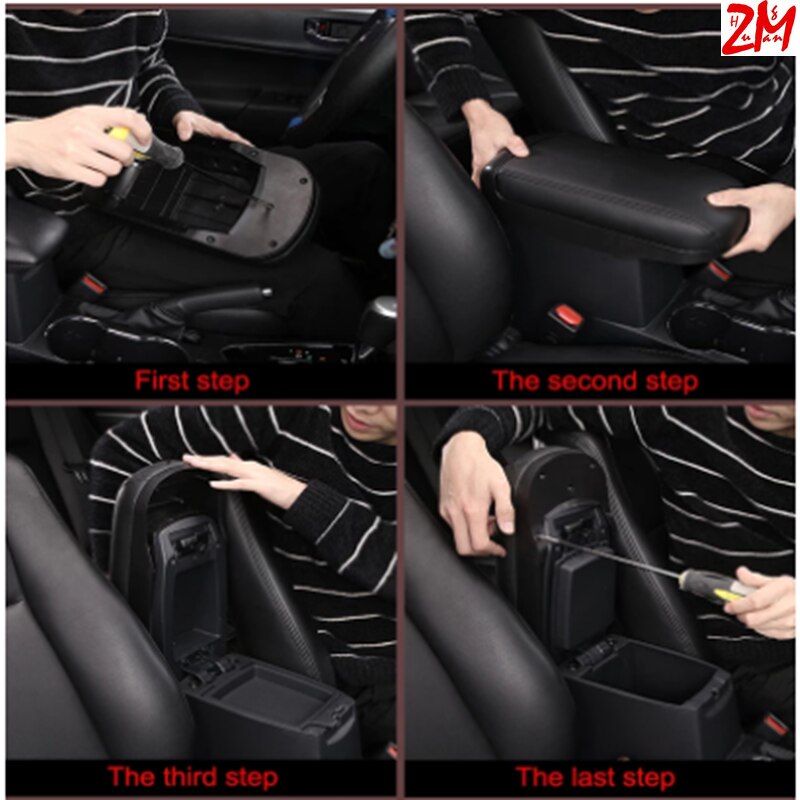 For Hyundai Creta Armrest box Creta IX25 lengthen heighten Lossless retrofit support decoration car accessories