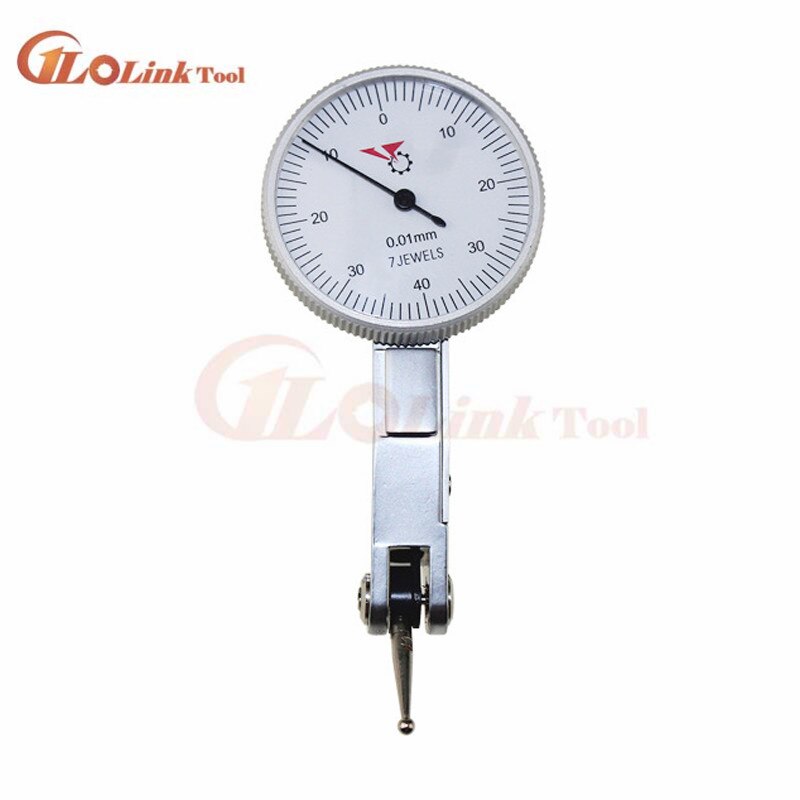 0-0.8mm 0.01mm Dial Test Indicator With 7 Jewels Dial Gauge Dial Indicator High accuracy