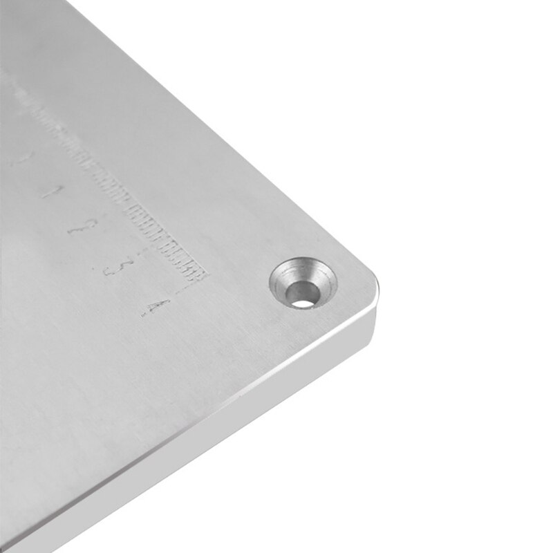 Aluminum Router Table Insert Plate with Rings Woodworking Benches Trimmer Tool