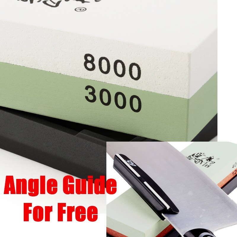 TAIDEA 600 1000 3000 8000 knife grinder angle double Side Knife Sharpener Sharpening Stone Whetstone angle guide: 30008000