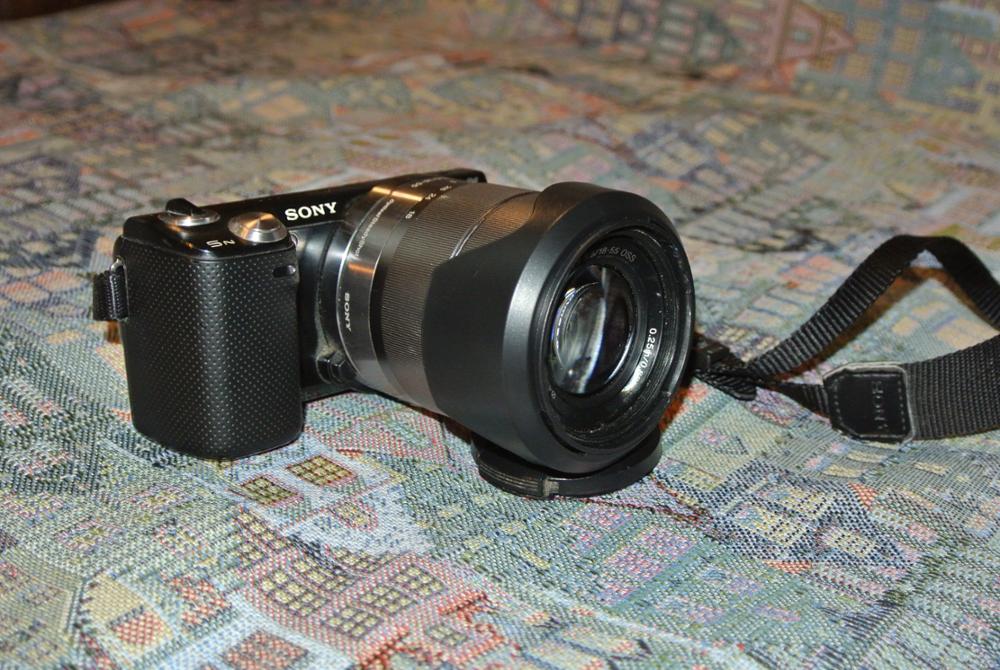 Camera Zonnekap Bajonet ALC-SH112 Past voor Sony NEX3 NEX5 E-mount 18-55mm f/3.5 -5.6 OSS (SEL1855) 49mm Filter Lens