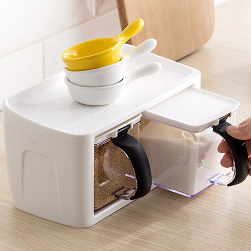 Condiment Box With Salt, Kitchen Set, Household Co... – Vicedeal