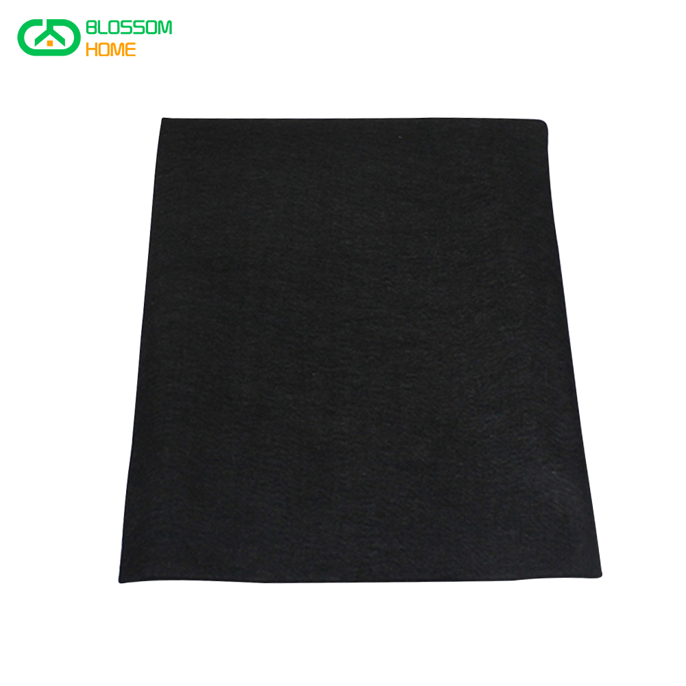 100X100Cm Carbon Fiber Isolatie Deken Hoge Temperatuur Isolatie Fire Deken Aluminiumfolie Zwarte Katoenen Brandwerende Deken