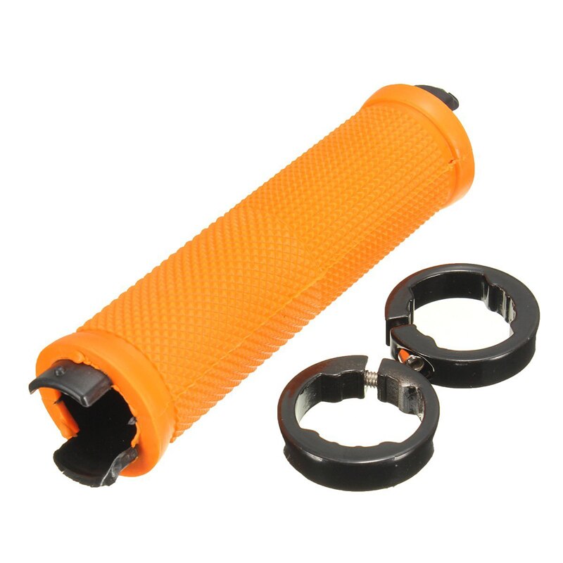 1 Paar Fiets Handvat Grip Mtb Bmx Fiets Stuur Grips Oranje