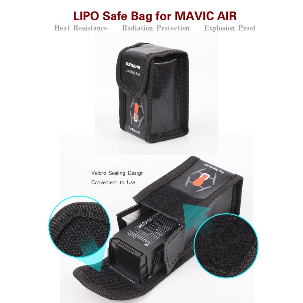 Explosieveilige Lipo Safe DJI Mavic Air Batterij Bag Case Opbergtas voor Dji Mavic Air Accessoires Onderdelen