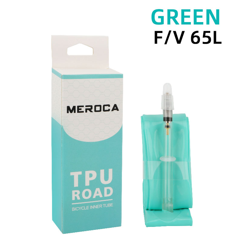 Meroca racercykel tpu-slang 700 x 23-32c fv 45l/65l/80l ultralätt racercykelslang: Grå
