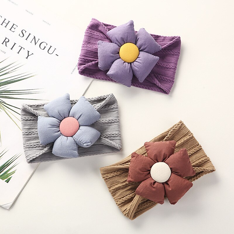Floral Baby Girl Headbands Baby Hair Accessories Toddler Girls Bows Baby Girl Items