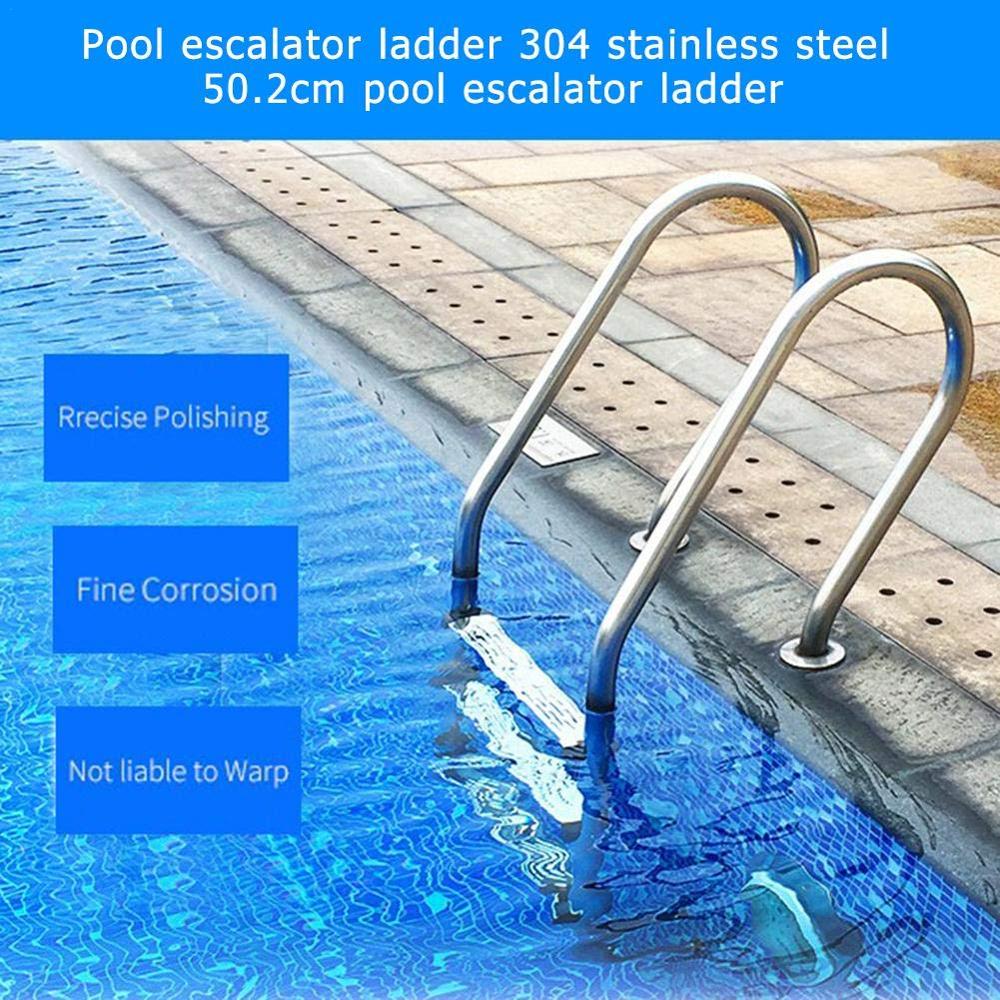 304 acessórios de aço inoxidável da piscina do pedal da escada rolante antiderrapante acessórios da piscina do pedal conveniente