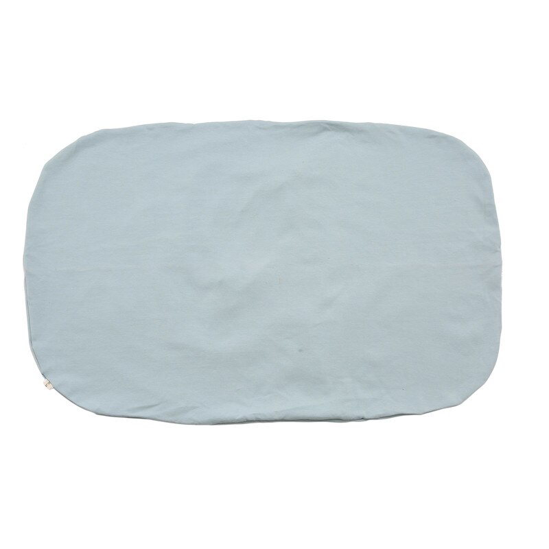 Organic Cotton Baby Lounger Infant Co Sleeper Bed Bassinet Portable BabyNest Crib for Girls Boys Baby Cribs Cradle: Blue Cover