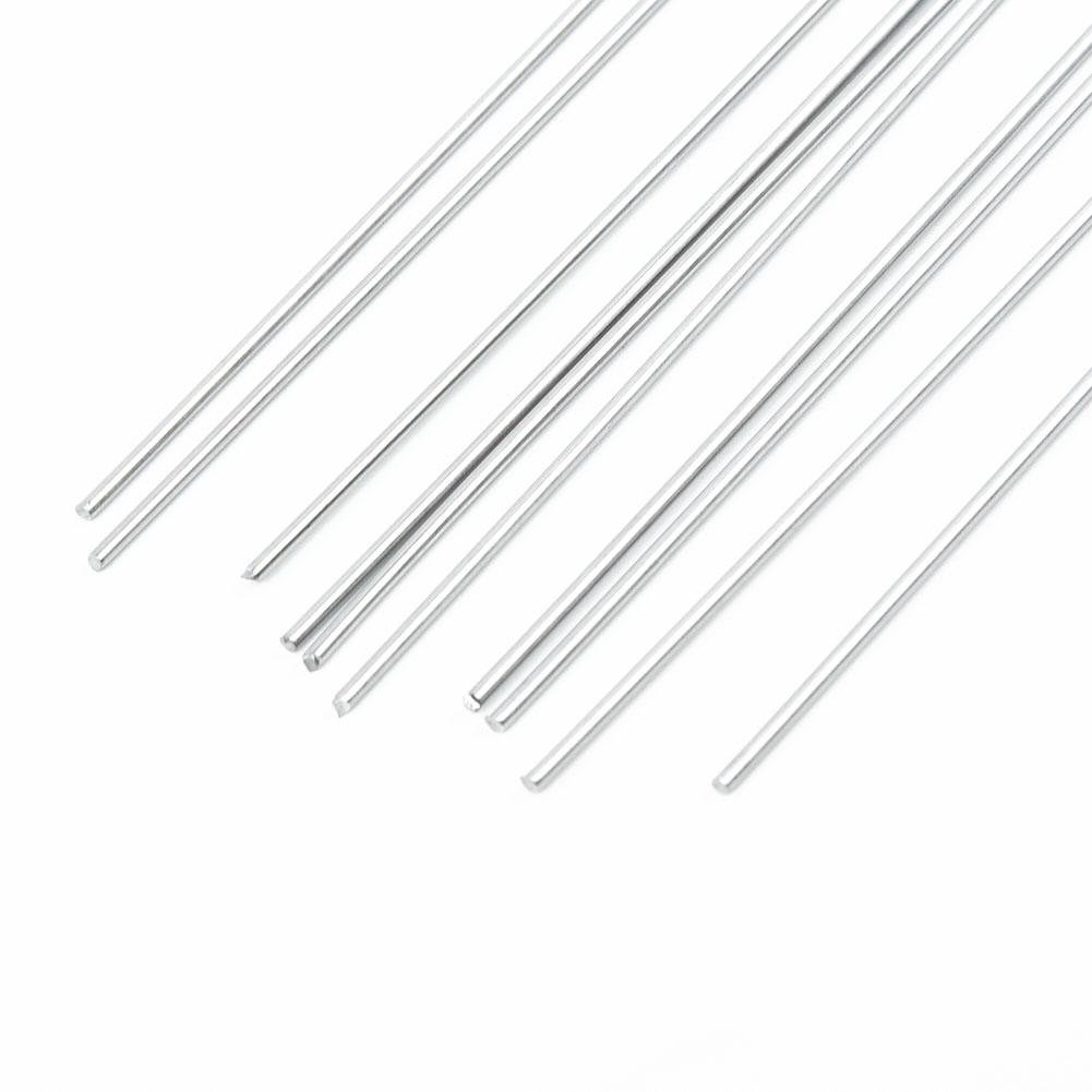 10 stk svejsestænger 1.2mm / 1.6mm / 2.4mm 316l rustfrit stål tig svejsestænger 330mm lange svejseværktøjsankomster