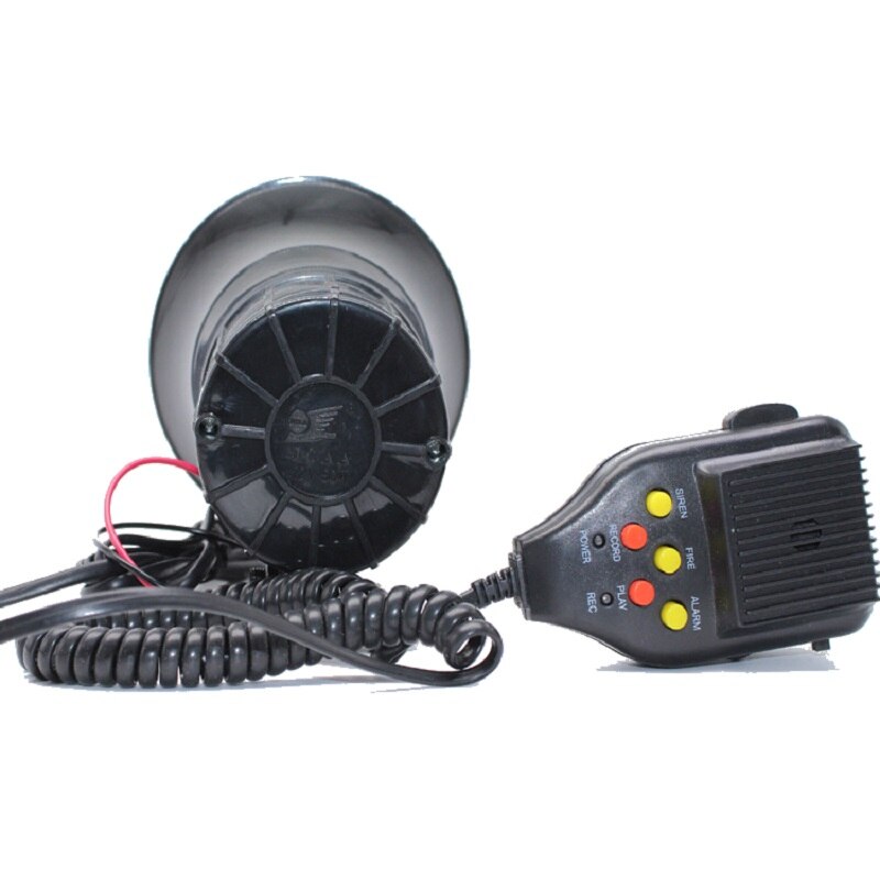 Meertonige luidspreker alarmhoorn super luid 12v autoluidsprekers luid alarm sirene hoorn 105-115db met microfoon microfoon voor auto vrachtwagen