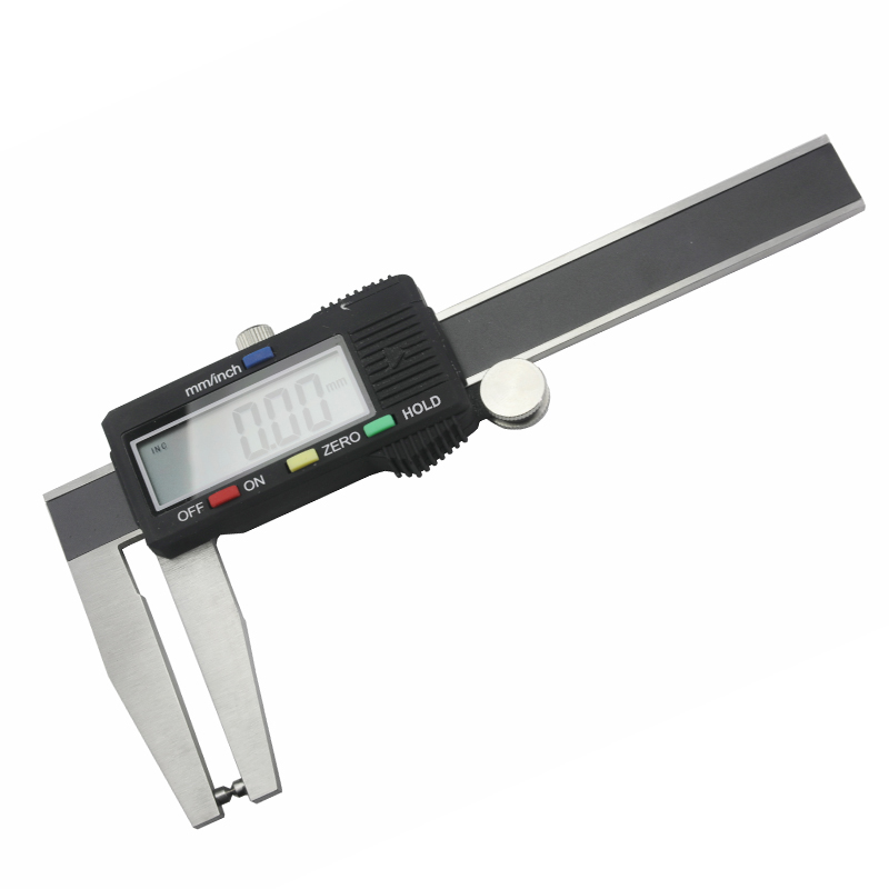 0-80mm rostfria digitala bromsskivor vernier bromsok elektronisk bromsok skiva bromsok däcktjockleksmätare linjal: Digital typ