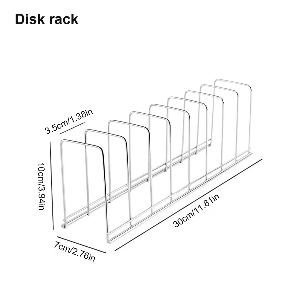 Stainless steel kitchen utensil rack, bowl rack, plate rack, drainage rack, pot cover rack, storage rack, kitchen accessories: light green
