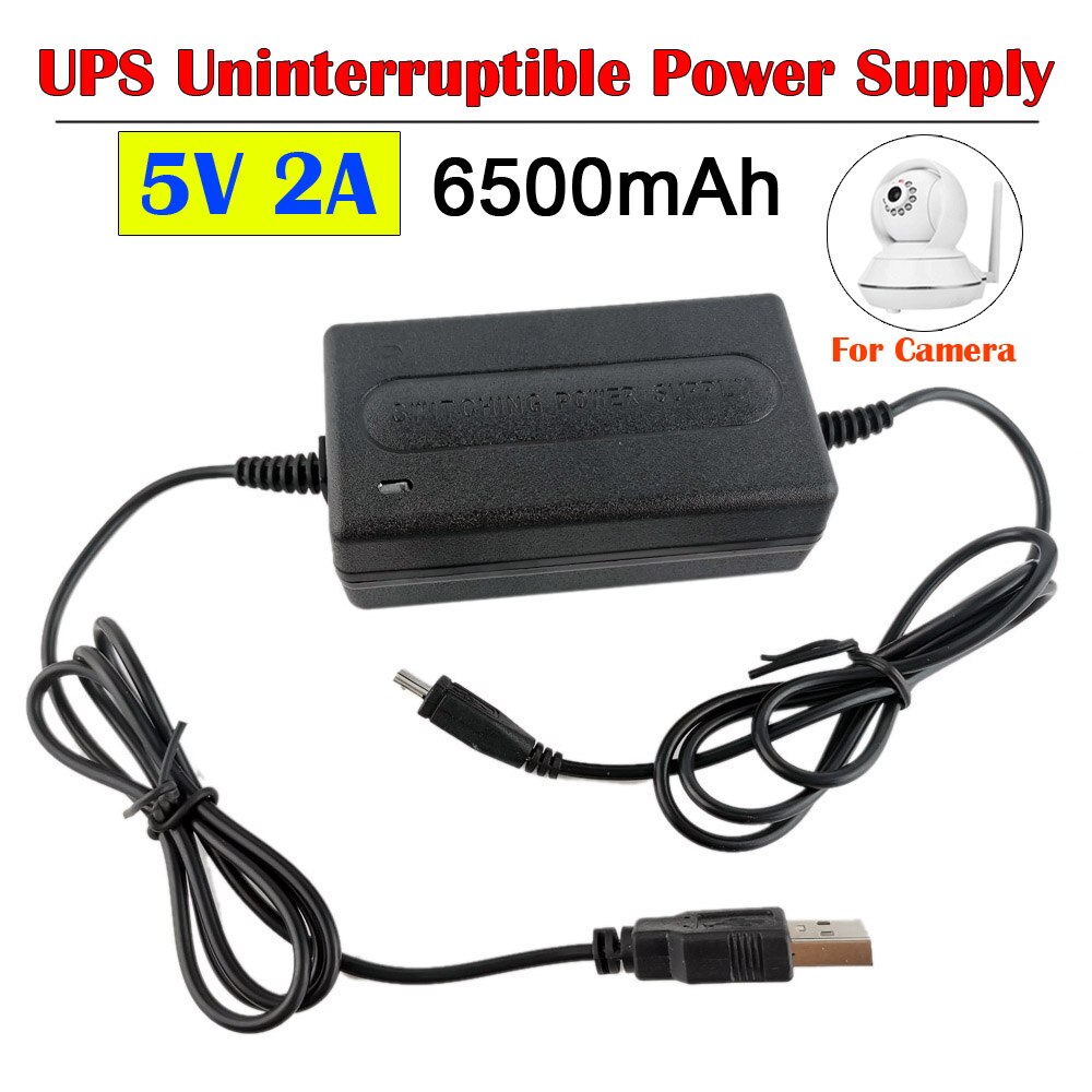 Ups Uninterruptible Voeding 5V 2A Multifunctionele Mini Ups Batterij Backup Beveiliging Standby Voeding Voor Wifi Ip camera