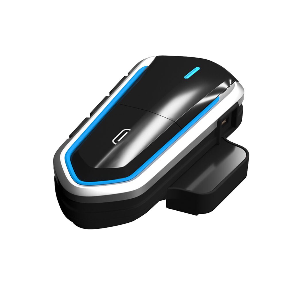 Motorcykel hjelm samtaleanlæg trådløs bluetooth hjelm headset fm vandtæt interphone headset motorcykel musik samtaleanlæg