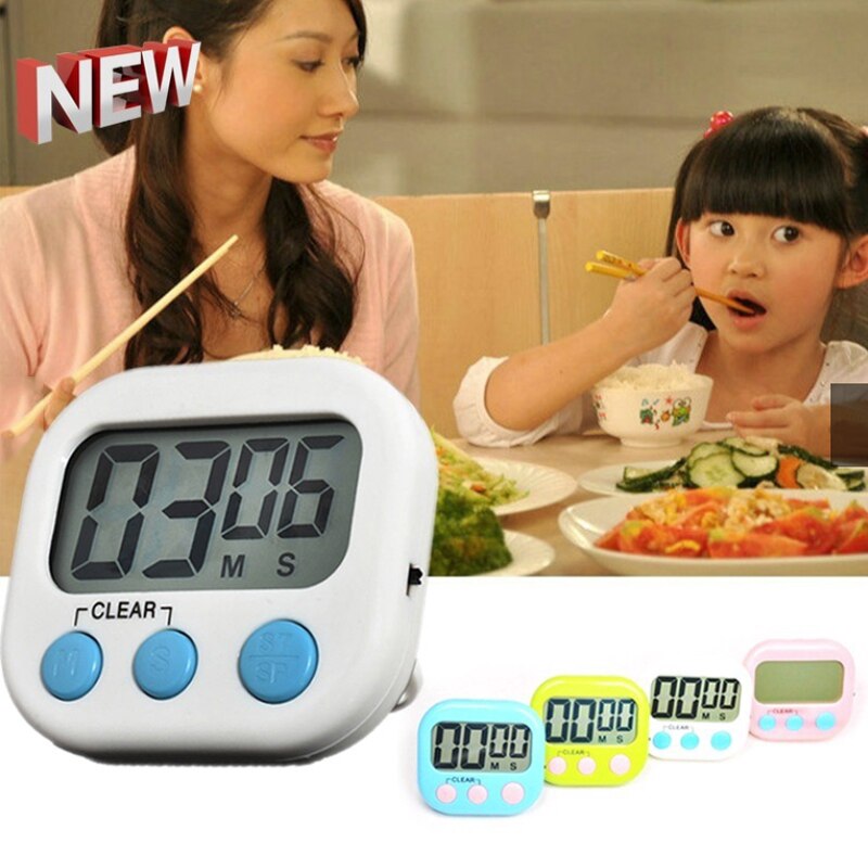 Magnetic Digital Timer For Cooking Study Shower Stopwatch Kitchen Timer Manual Electronic Countdown Alarm Clock Mechanical Study