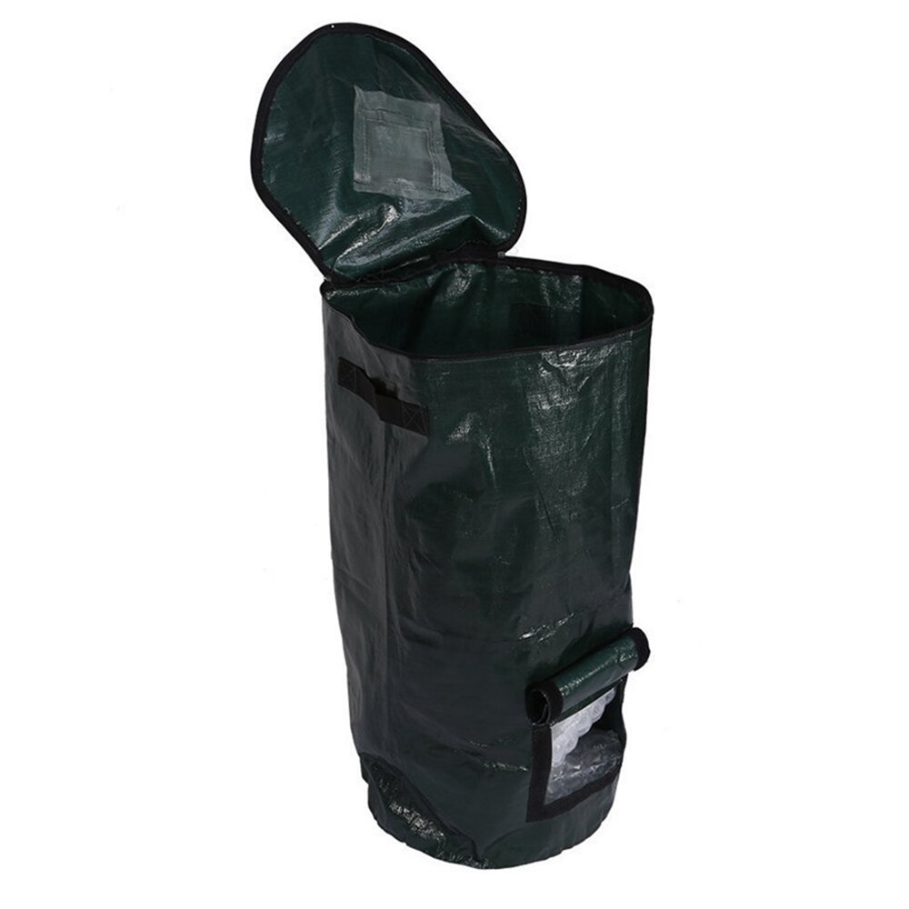2-Size Kitchen Garden Yard Compost Bag Organic Waste Bag Kitchen Waste Disposal Organic Compost Bag Eco-friendly Storage Bag: Fertilizer Bag Size1
