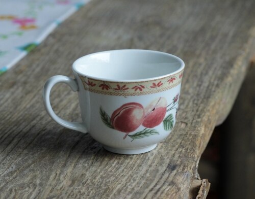 Cute Kawaii Pretty Espresso Ceramic Cups Luxury Kids Afternoon Services Coffee Cup Original Caneca Porcelain Tableware