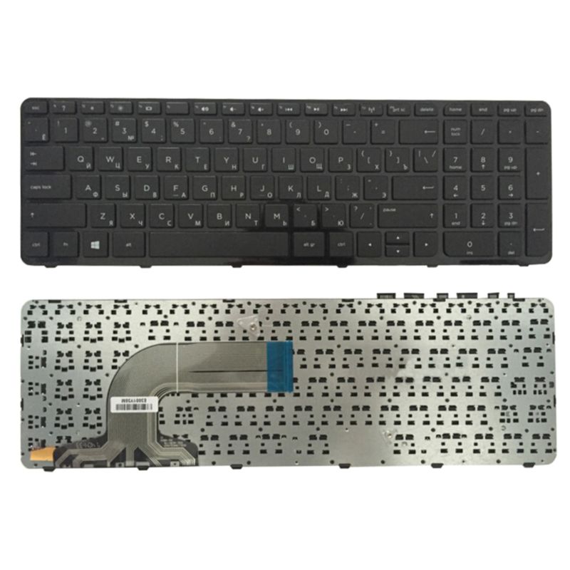 YALUZU Russian Laptop Keyboard For HP Pavilion 710248-251 9Z.N9HSQ.00R R65 AER65700110 V140546AS1 PK1314D2A05 V140502AS1: Black