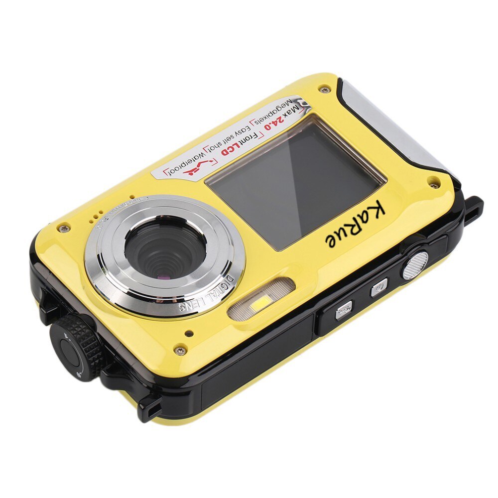 24MP Waterproof Digital Camera 2.7 Inch Capacitive Screens 1.8 Inch 1080P CMOS 16x Digital Zoom Camera Camcorder