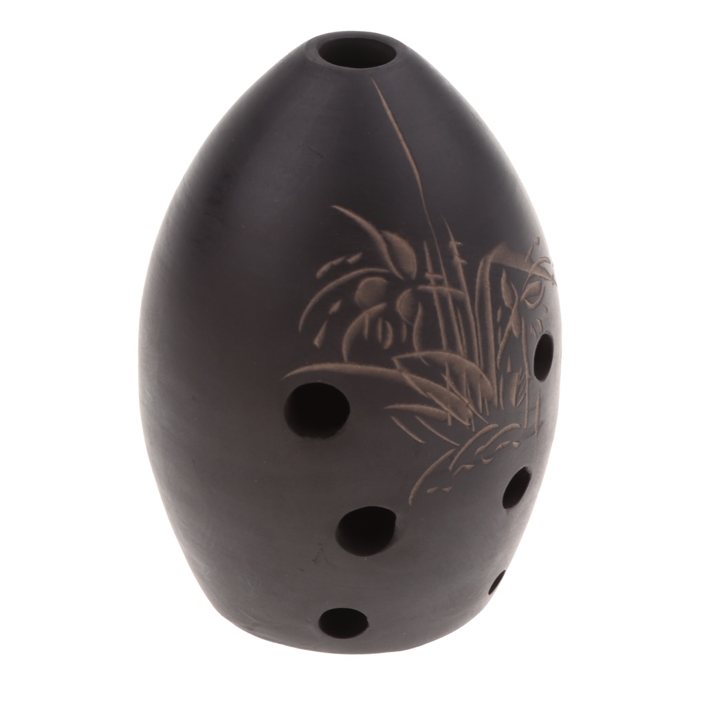 Artesanías 6 oraficio De instrumentos De viento De barro AC Ocarina Alto C