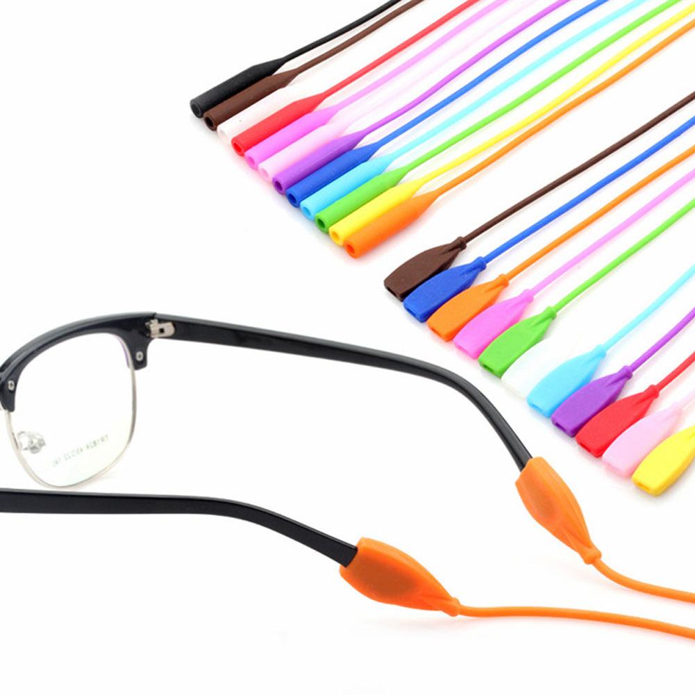 1Pc 53Cm Verstelbare Elastische Siliconen Sport Brillen Bandjes Zonnebril Cord String Bril Anti Slip Houder Voor Kinderen Kid