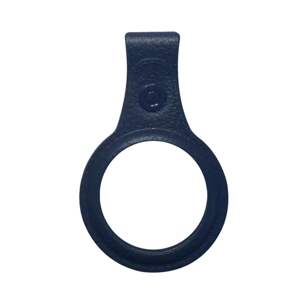 Custodia in pelle di alta qualità per Apple airtag custodia protettiva per localizzatore Apple Tracker dispositivo anti-smarrimento portachiavi custodia protettiva: Blue