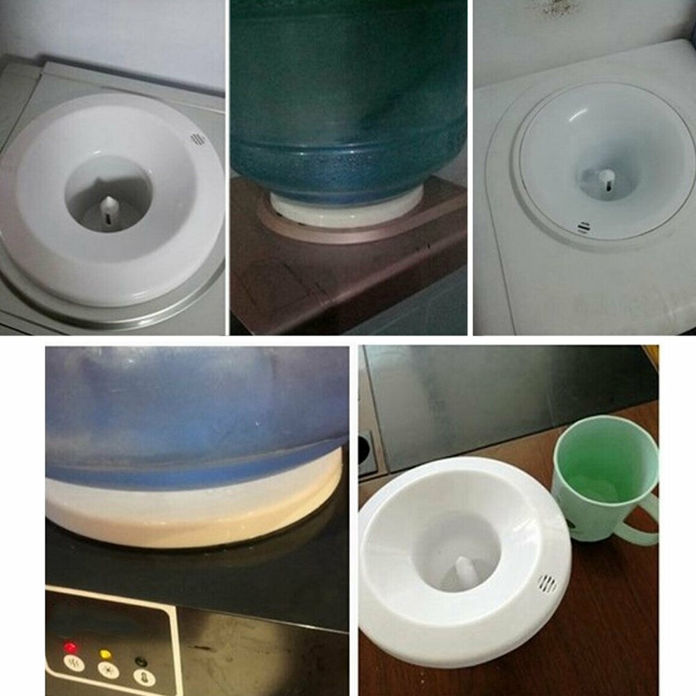 Universal Water Cooler White Water Dispenser Parts Smart Seat Bottle Holder Replacement 18.5cm Diameter For Home Office Use