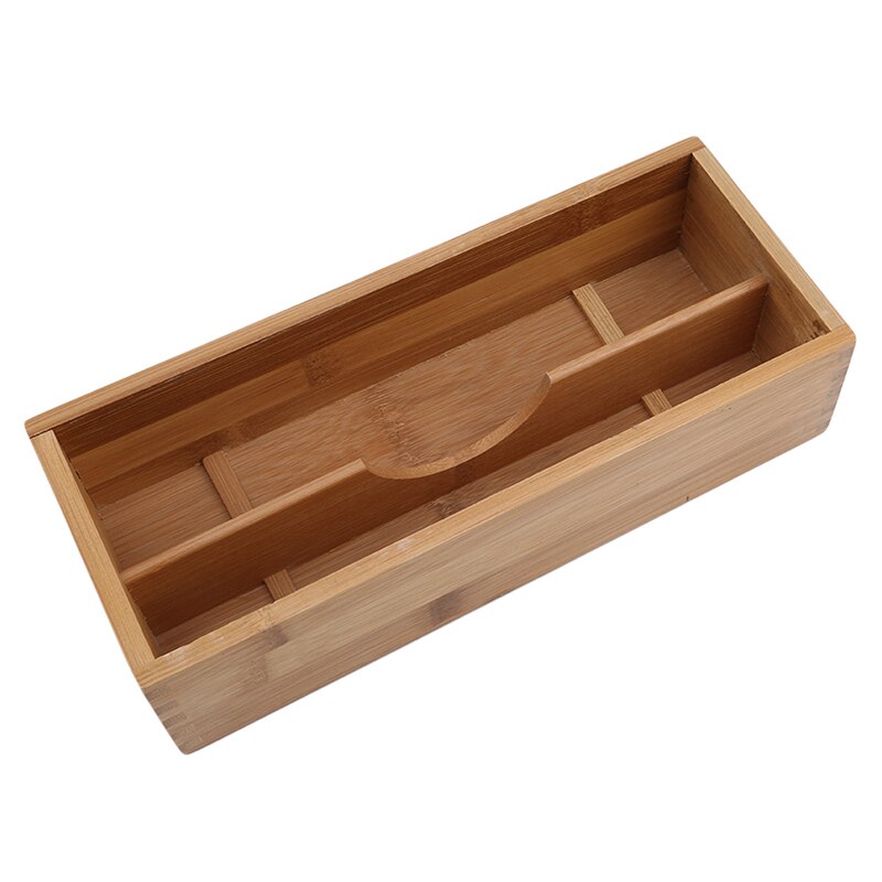 Kitchen Storage Organization Bamboo Eco-friendly Tableware Chopsticks Spoon Storage Container Home Dinnerware Storage Box