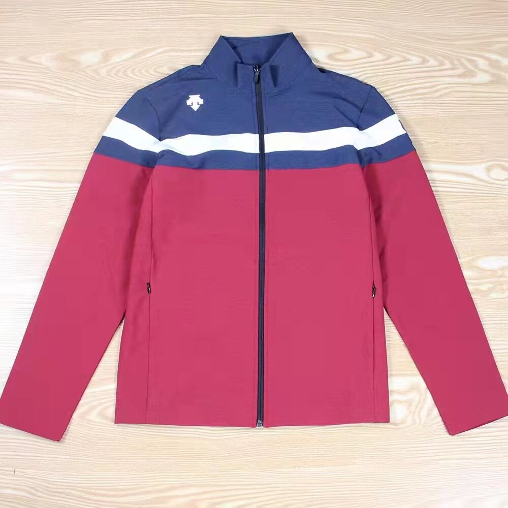 Golf apparel autumn and winter men's golf jacket sports windbreaker: Red / L