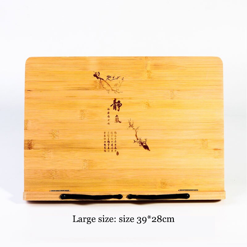 Djustable Reading Rest Tablet Cook Home Study Room Book Holder Foldable Cookbook Stand Pages Fixed Kitchen Bookends Shelf Wood: 10