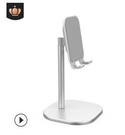 ! desktopbeugel luie platte mobiele telefoon ipad-ondersteuning algemene metalen telescopische desktopstandaard houder montageadapter: Rood