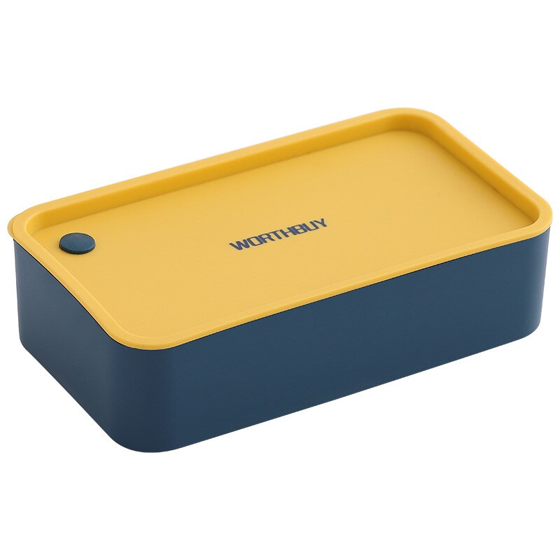 Draagbare Lunchbox Voor Kids School Magnetron Plastic Bento Box Met Beweegbare Compartimenten Salade Fruit Voedsel Container Doos