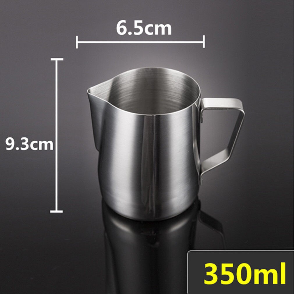 Rvs Melk Opschuimen Jug Frother Koffie Latte Container Pitcher 3 Maten