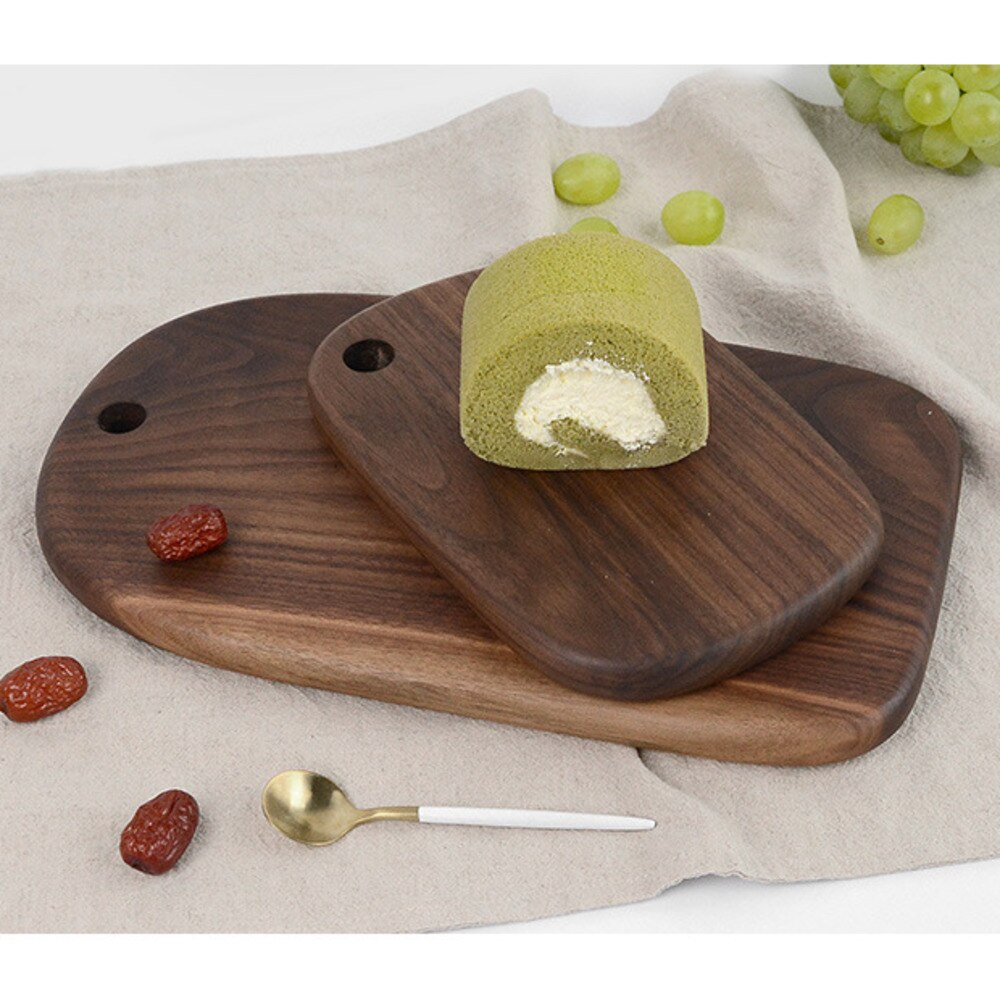 Chopping Boards Solid Wood Cutting Board Black Walnut Pizza Board Whole Wood Steak Bread Board Cutting Vegetables Fruit