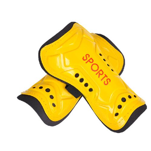 Protège-tibia de Football pour enfants et adultes avec bande réglable Protection des jambes protège-tibia protecteurs de Football protège-tibia: yellow