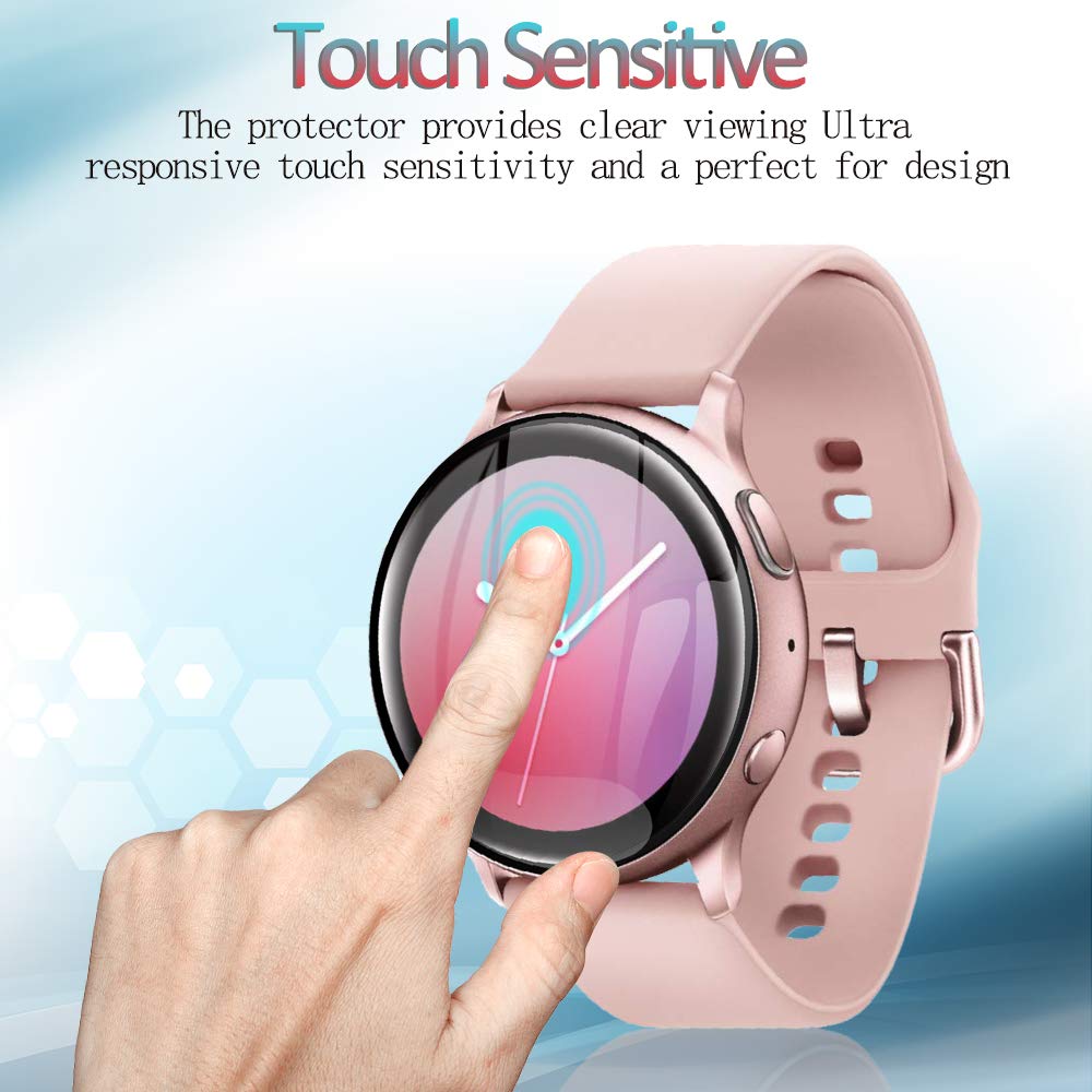 Herdet glass for huawei watch  gt2/2e 46mm/42mm polymer full beskyttelsesfilm huawei watch  gt 2 42/46 mm skjermbeskytter
