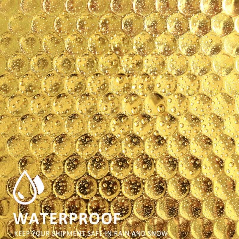 25Pcs/Lot Gold Padded Bubble Envelopes Metallic Bubble Mailer Gold Aluminum Foil Bag Packing Wrap