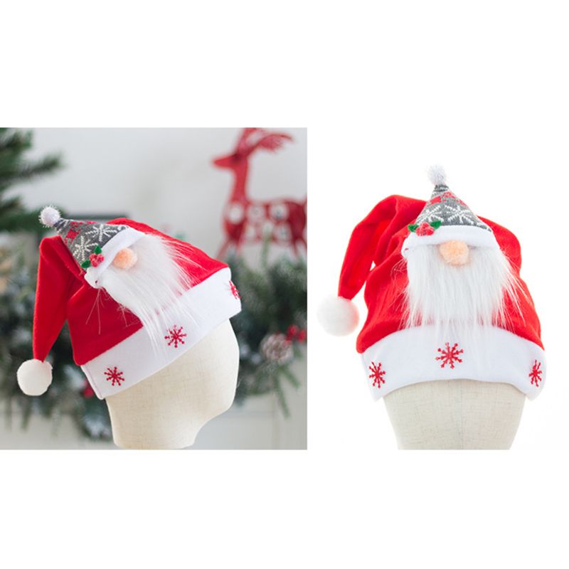 Kerst Zweedse Gnome Santa Pop Hoed Unisex Cap Voor Party Home Decor Xmas