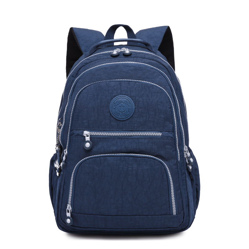 Tegaote Schulrucksack für Studenten, für Teenager, Mädchen, Jungen, 2024, Reiserucksäcke, Tasche, Damen, Nylon, wasserdicht, Laptop-Rucksack, unisex: 13 zoll / Braun