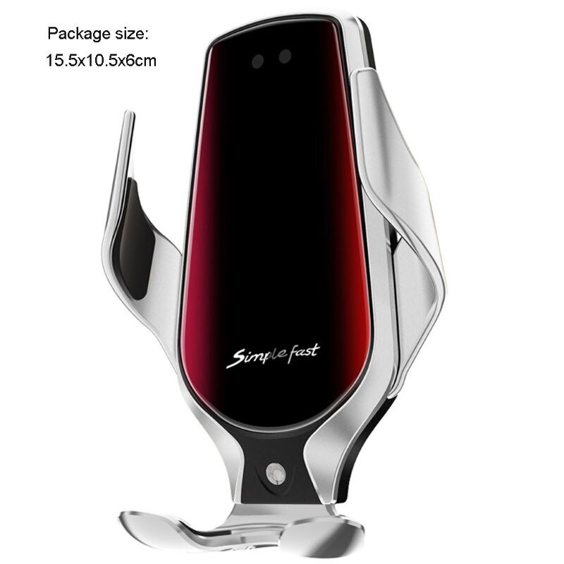 Ir Smart Sensor Auto Draadloze Oplader Automatische Spannen 10W Snelle Opladen Mount